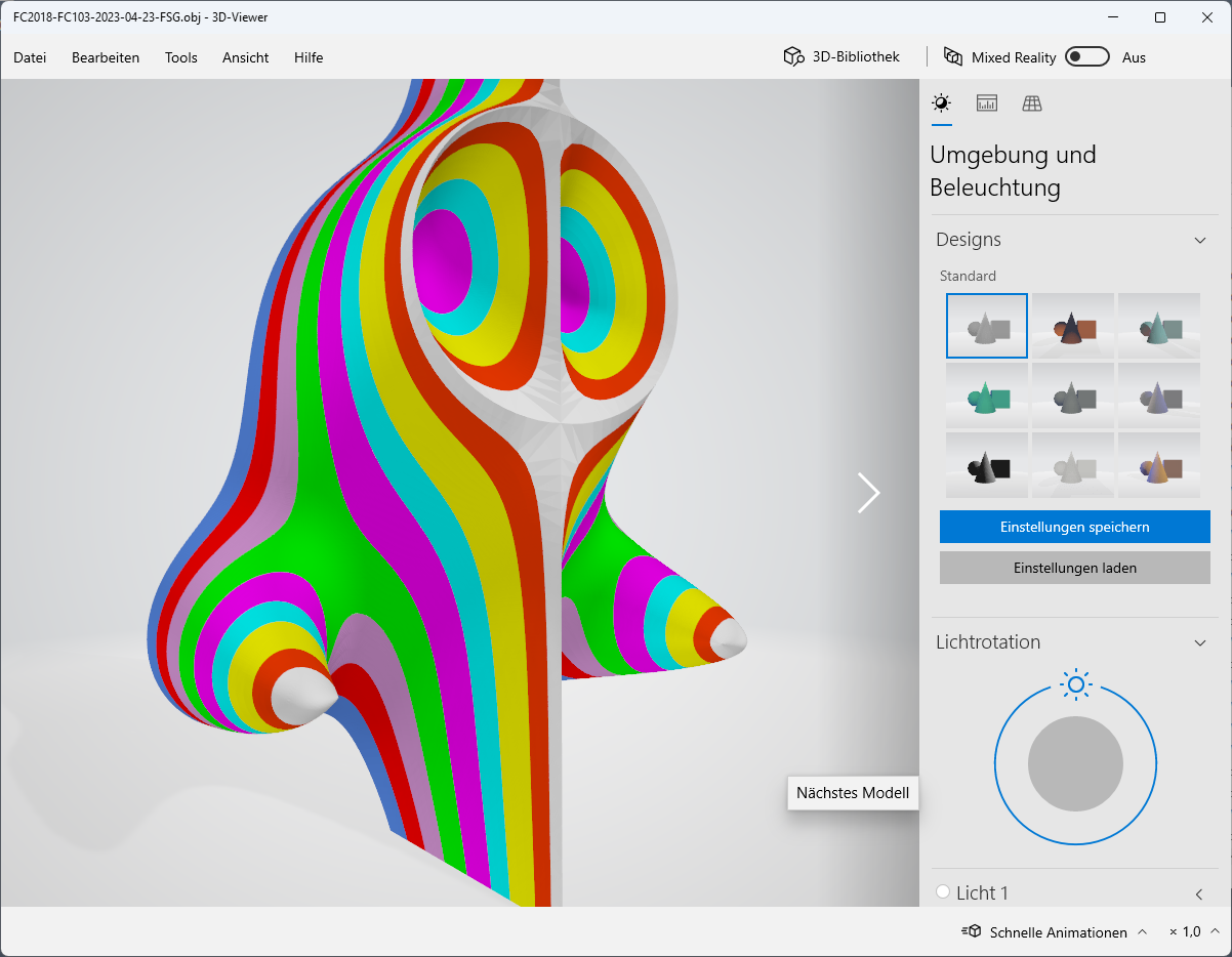 Federgraph in 3D Viewer